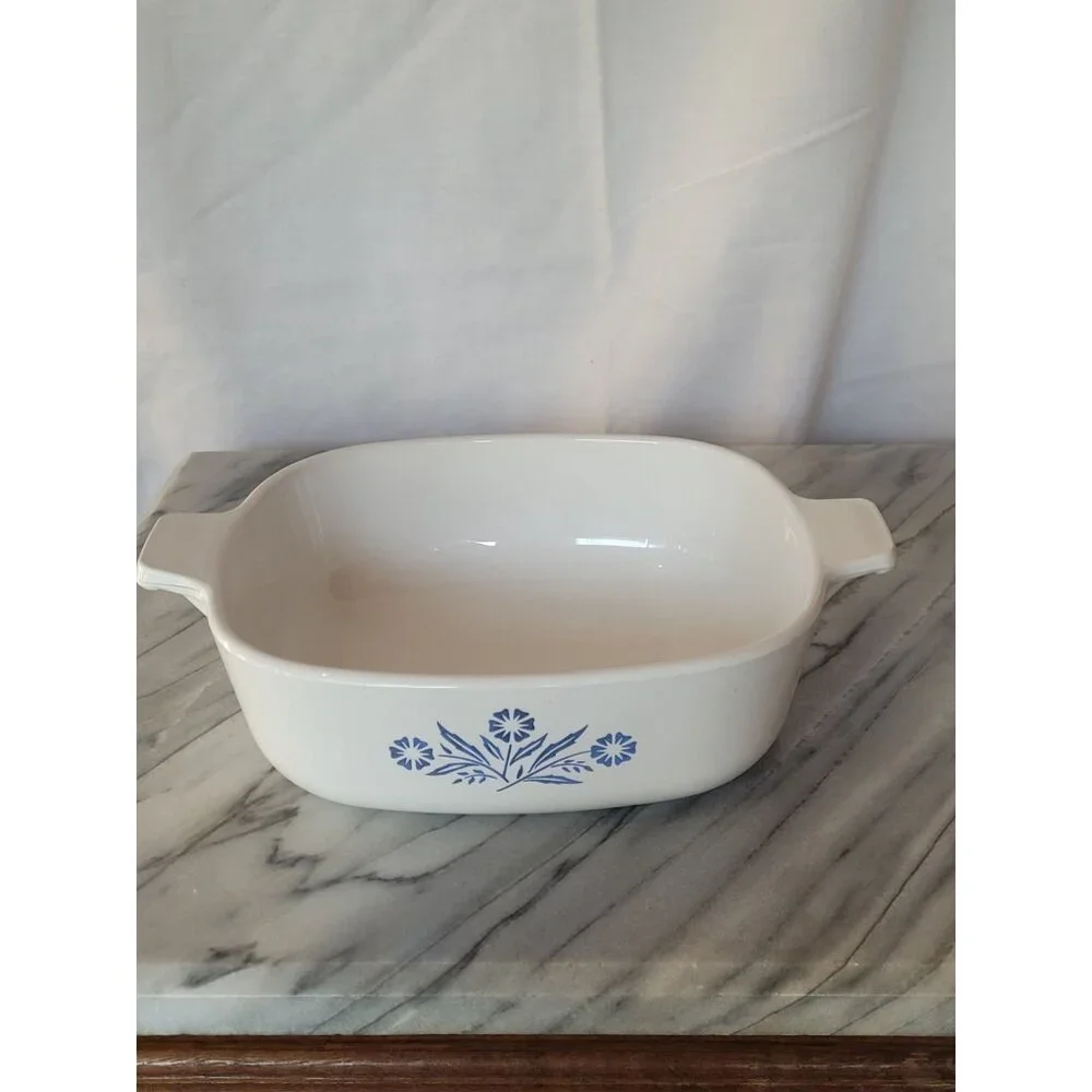 Corning Ware Cornflower‎ Blue 1QT Casserole Baking Dish Vintage 60s No Lid